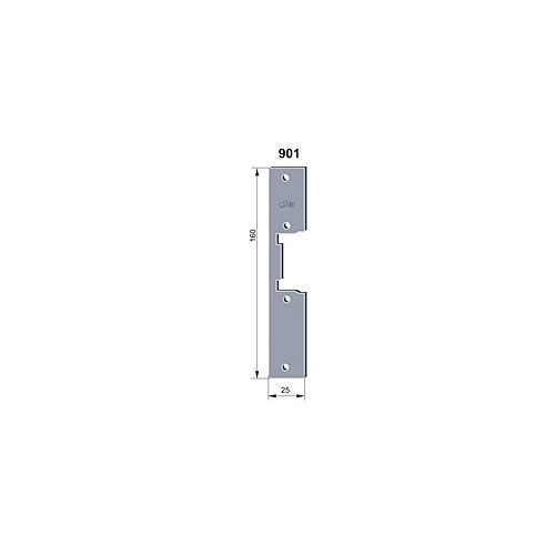 ZACZEP PŁASKI 901D ALUMINIOWY ZŁOTY