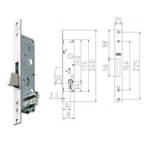 ZAMEK DODATKOWY MCM 2449 ROZMIAR 20