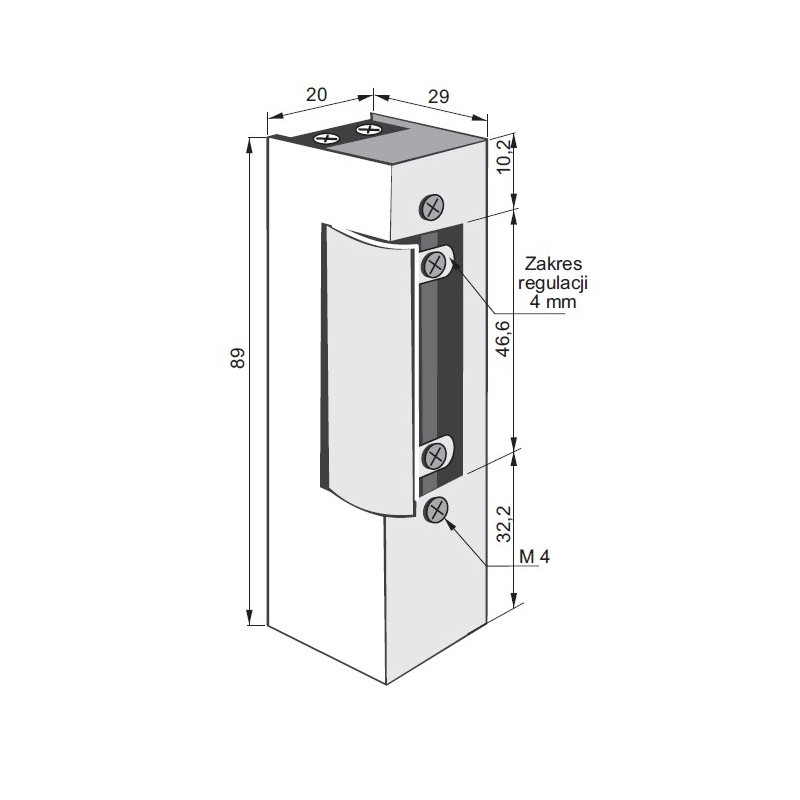 ELEKTROZACZEP 812 12-24VAC/DC PODSTAWOWY