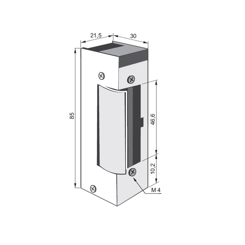 ELECTRIC STRIKE 1510 12VAC REINFORCED