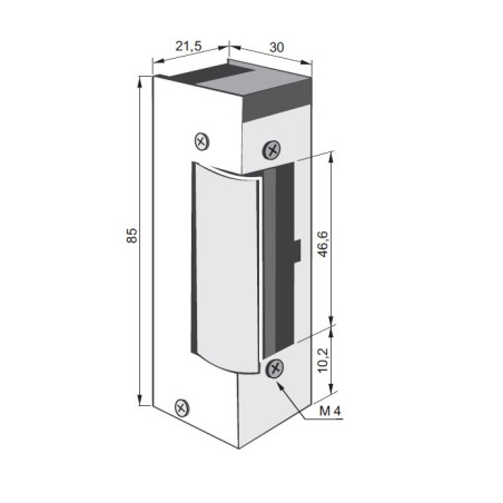 ELECTRIC STRIKE 1510 12VAC REINFORCED