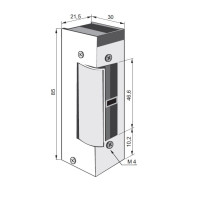 ELECTRIC STRIKE 1561 24VDC REINFORCED FAIL SAFE MONITORING