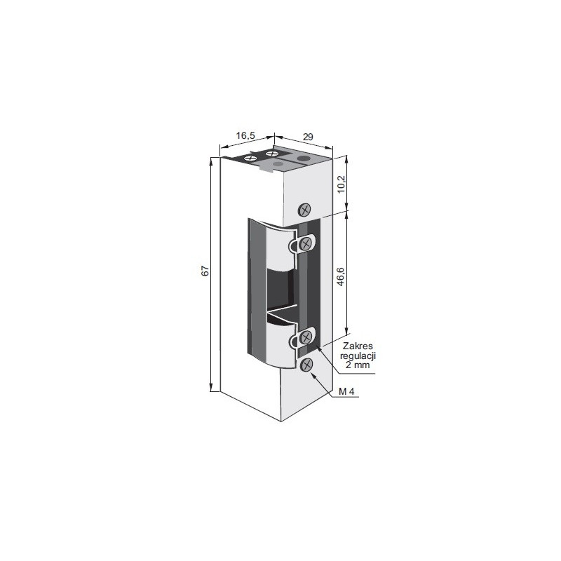 ELEKTROZACZEP REWERSYJNY 1411RFW 12V DC