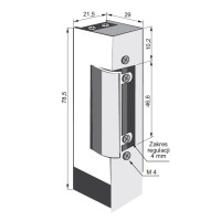 ELECTRIC STRIKE 1760R 12-24V AC/DC MONITORING