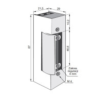 ELECTRIC STRIKE 1710 6-12V AC/DC BASIC