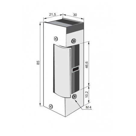 ZAMEK ELEKTROMAGNETYCZNY 1560 12-24VAC/DC WZMOCNIONY Z MONITORINGIEM