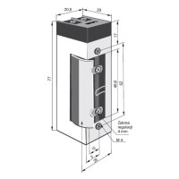 ELECTRIC STRIKE 1710BB 12-24V DC BASIC WITH BUZZER