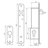 RYGIEL ELEKTROMAGNETYCZNY JEB-250 KH  NA WKŁADKĘ 12/24V DC