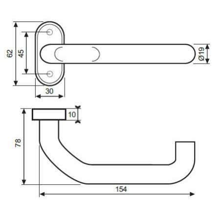 KLAMKA LOTUS IN 104 OV