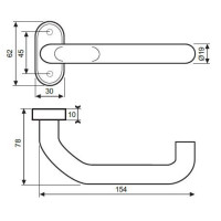 KLAMKA LOTUS IN 104 OV