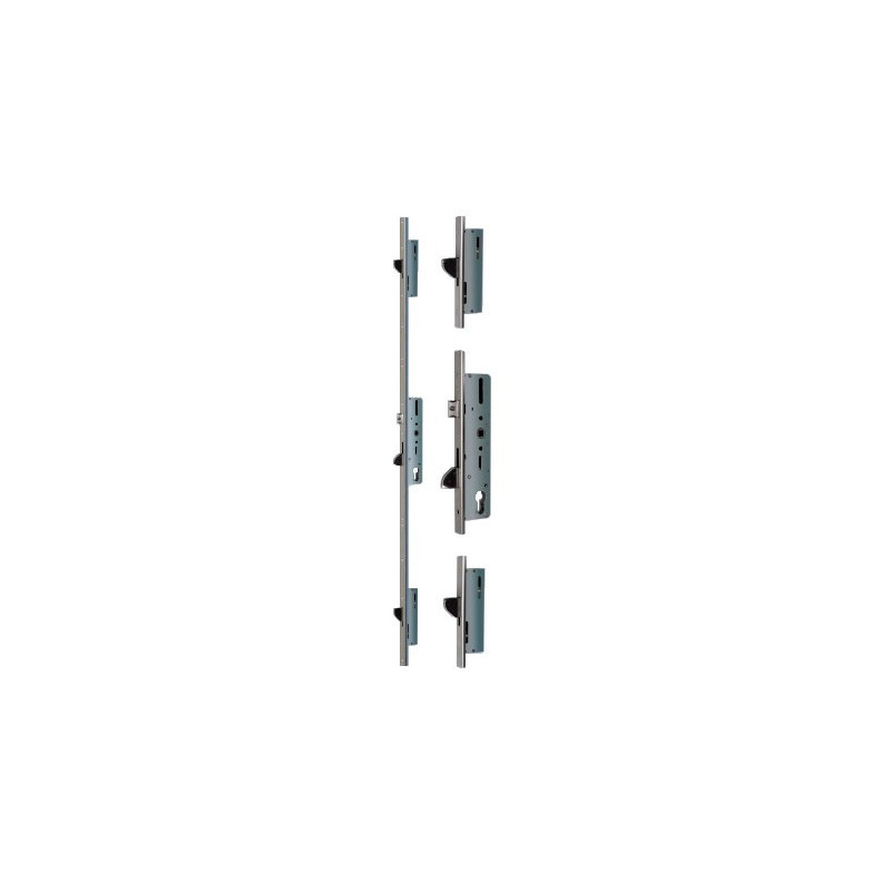 ZAMEK LISTWOWY ZAPADKOWO-ZASUWKOWY 30mm, FRONT 24x6 mm, 294/30/6U