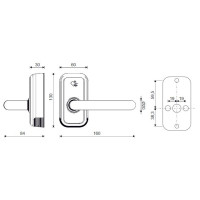 KLAMKA ELEKTRONICZNA COMPACT WFE L730-EU