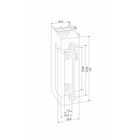 ELECTRIC STRIKE 1410 12-24V AC/DC BASIC