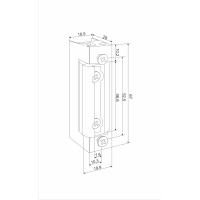 MECHANICAL STRIKE 1420RF WITH RELEASE LEVER