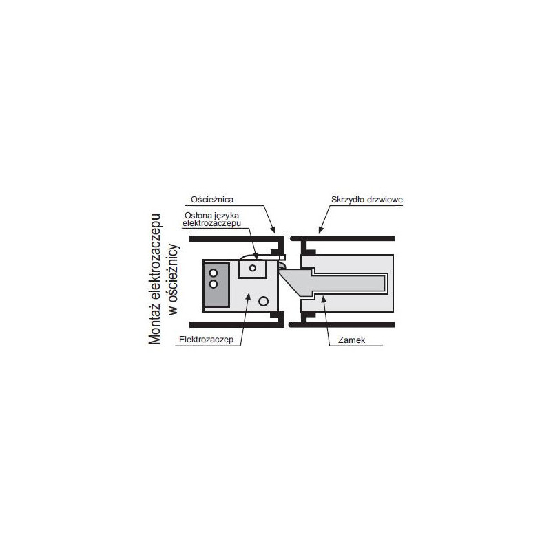 ELECTRIC STRIKE 1438RFT 12-24V AC/DC LOW CONSUMPTION 12V WITH MEMORY  CONTINUOUS WORK AT 12V DC