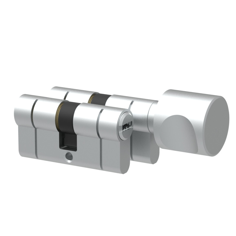 Komplet wkładek Łucznik CP 35-50 gałka MF1 od 50 satyna